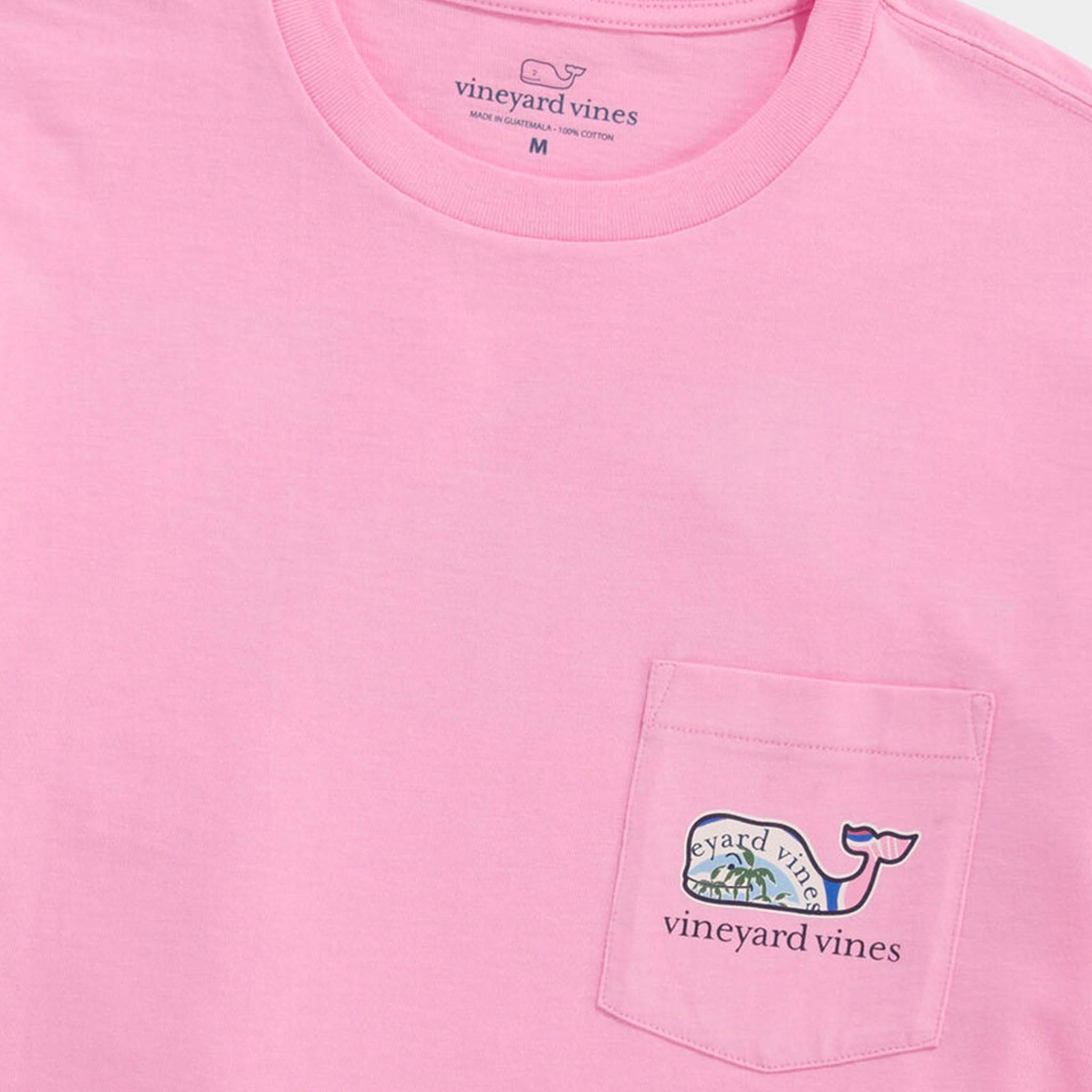 thumbnail image 2 of Vineyard Vines Women's Long Sleeve Vintage Whale Graphic Tee – Bright Pink, XXS 2 of 6
