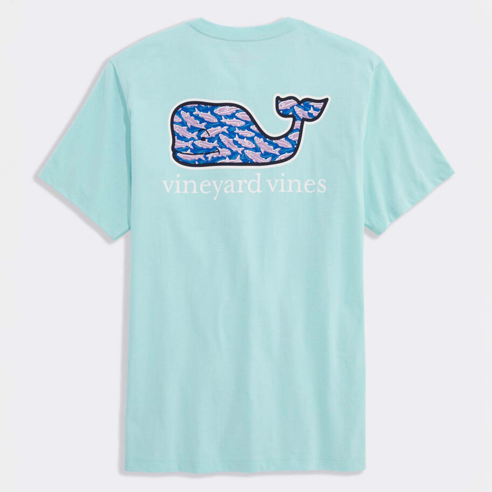 Vineyard Vines Bluff Fish Whale Fill Short Sleeve T-Shirt in Seasplash