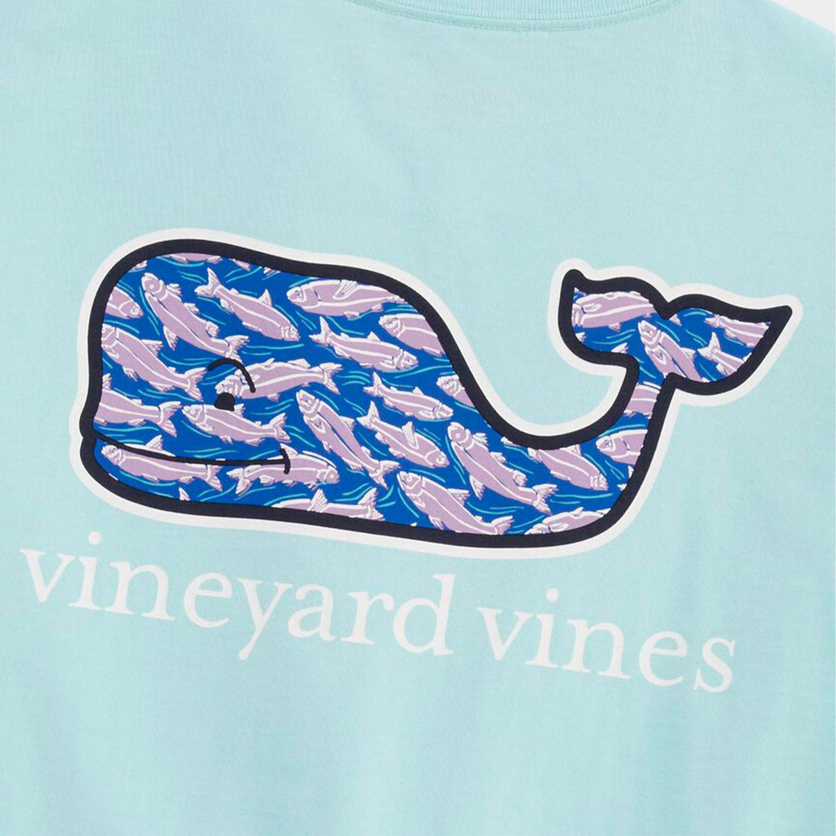 Vineyard Vines Bluff Fish Whale Fill Short Sleeve T-Shirt in Seasplash