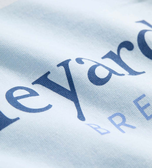 Vineyard Vines Brew Ski Time Long Sleeve T-Shirt in light blue
