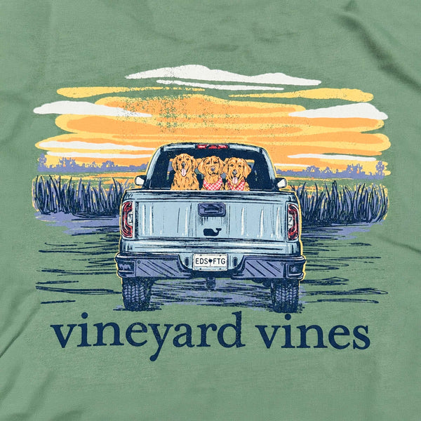 Pickup Truck Marsh Dogs Long Sleeve T-Shirt