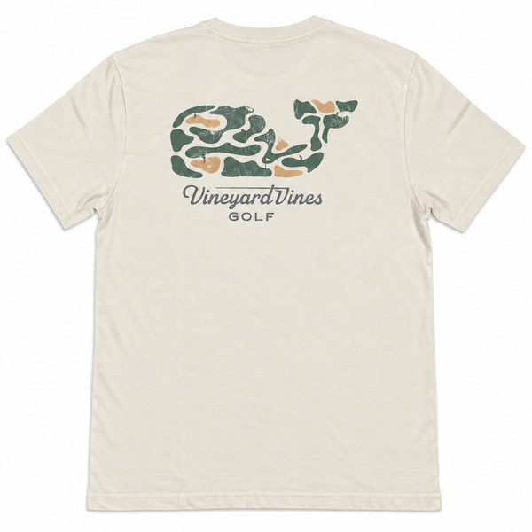 Golf Course Whale Short Sleeve T-Shirt