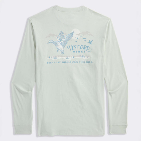 Duck Over the Marsh Long Sleeve T-Shirt