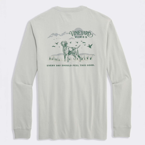 Dog in the Marsh Long Sleeve T-Shirt
