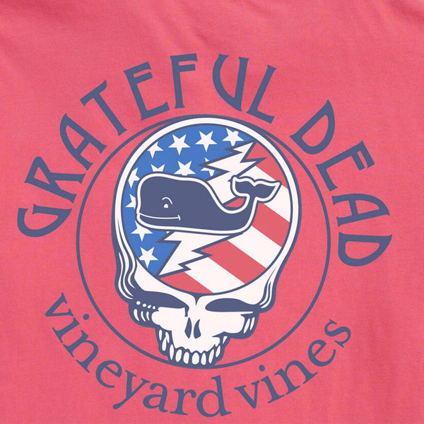 Grateful Dead x Vineyard Vines USA Stealie Short Sleeve Pocket T-Shirt