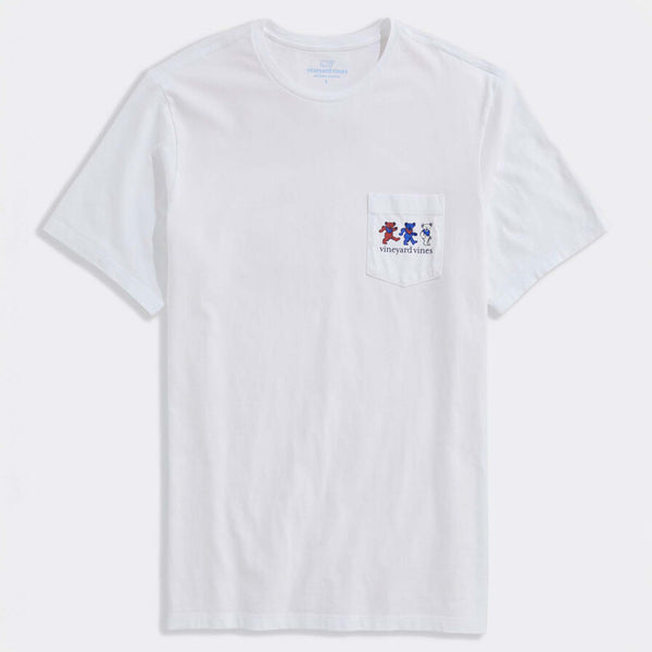 Grateful Dead x vineyard vines Dancing Bears Short Sleeve Pocket T-Shirt