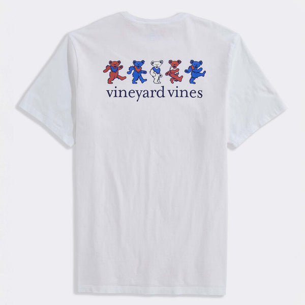 Grateful Dead x vineyard vines Dancing Bears Short Sleeve Pocket T-Shirt