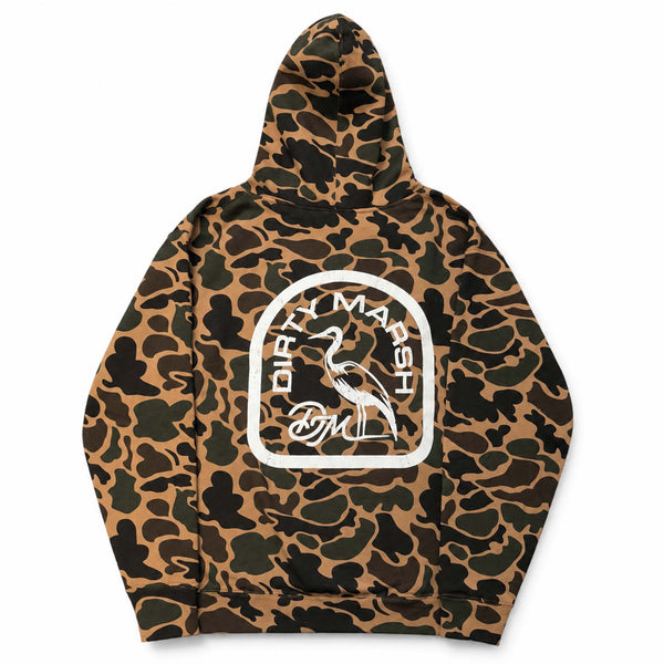 Backshore Logo Hoodie in Duck Camo