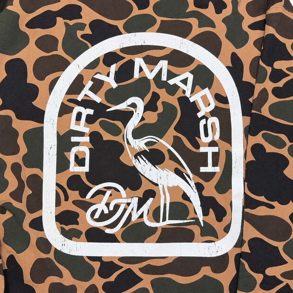 Backshore Logo Hoodie in Duck Camo