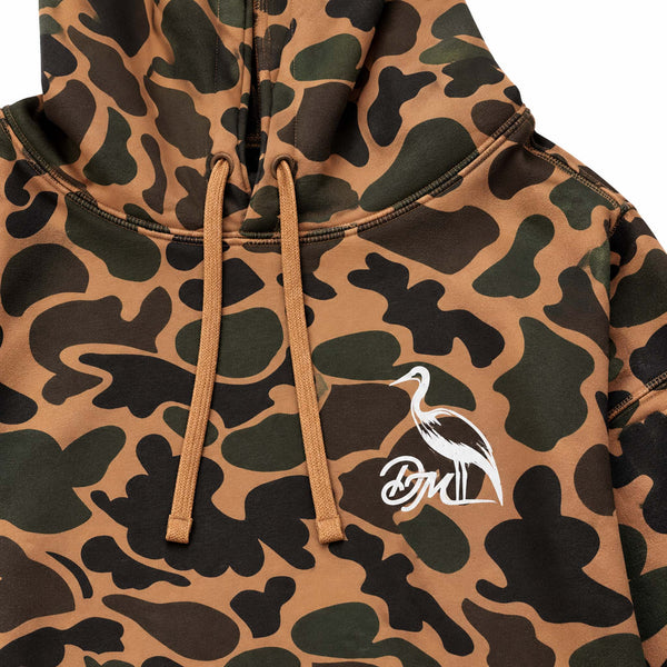 Backshore Logo Hoodie in Duck Camo