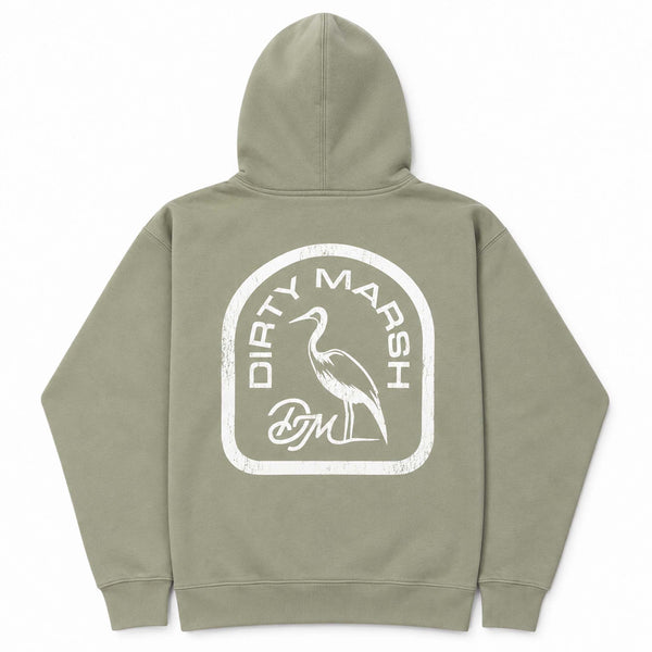 Backshore Logo Hoodie in Dusty Sage