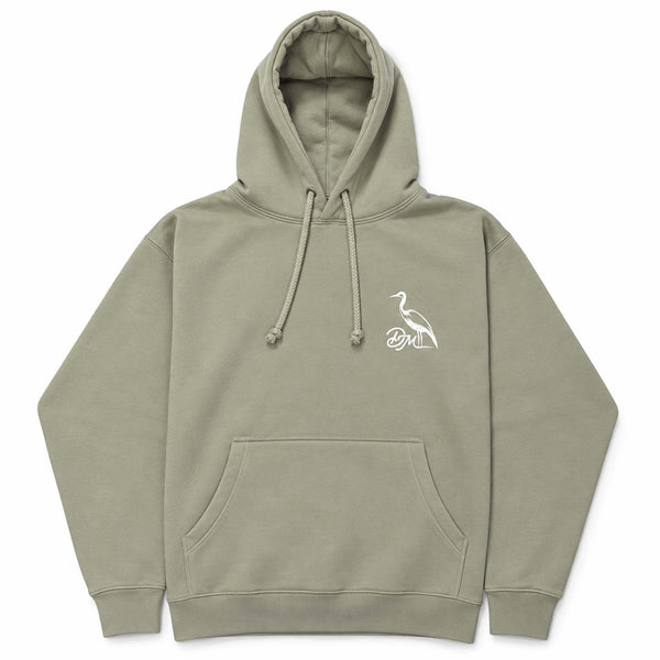 Backshore Logo Hoodie in Dusty Sage