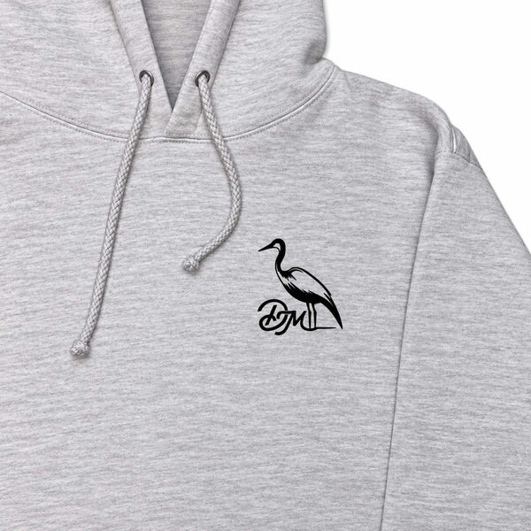 Backshore Logo Hoodie in Ash Heather