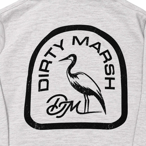 Backshore Logo Hoodie in Ash Heather
