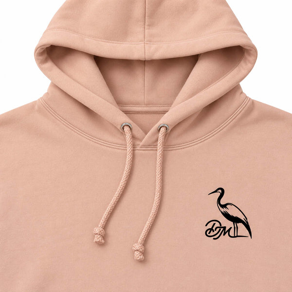 Backshore Logo Hoodie in Dusty Pink