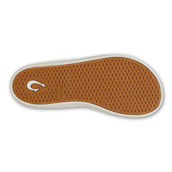 Pair of Olukai Women's Ulele Sandals in Ash gray shown on a white background.