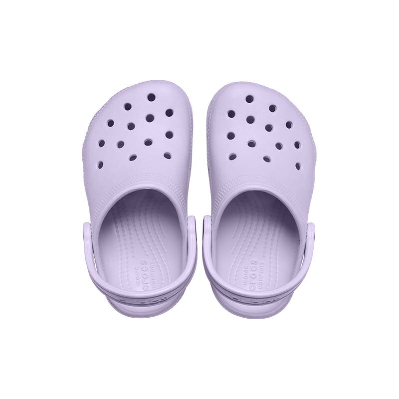 Crocs Kids Classic Clog in Mystic Purple Palmetto Moon