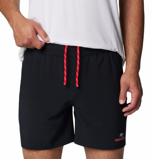 Georgia Bulldogs PFG Roamer™ 6 Inch Stretch Shorts