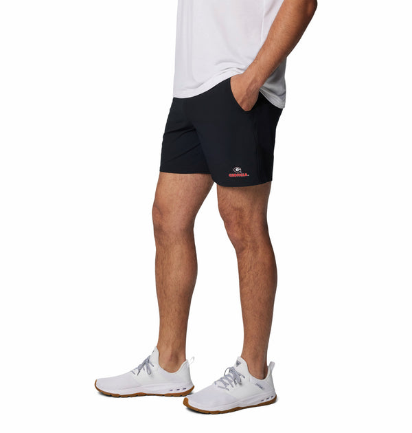 Georgia Bulldogs PFG Roamer™ 6 Inch Stretch Shorts