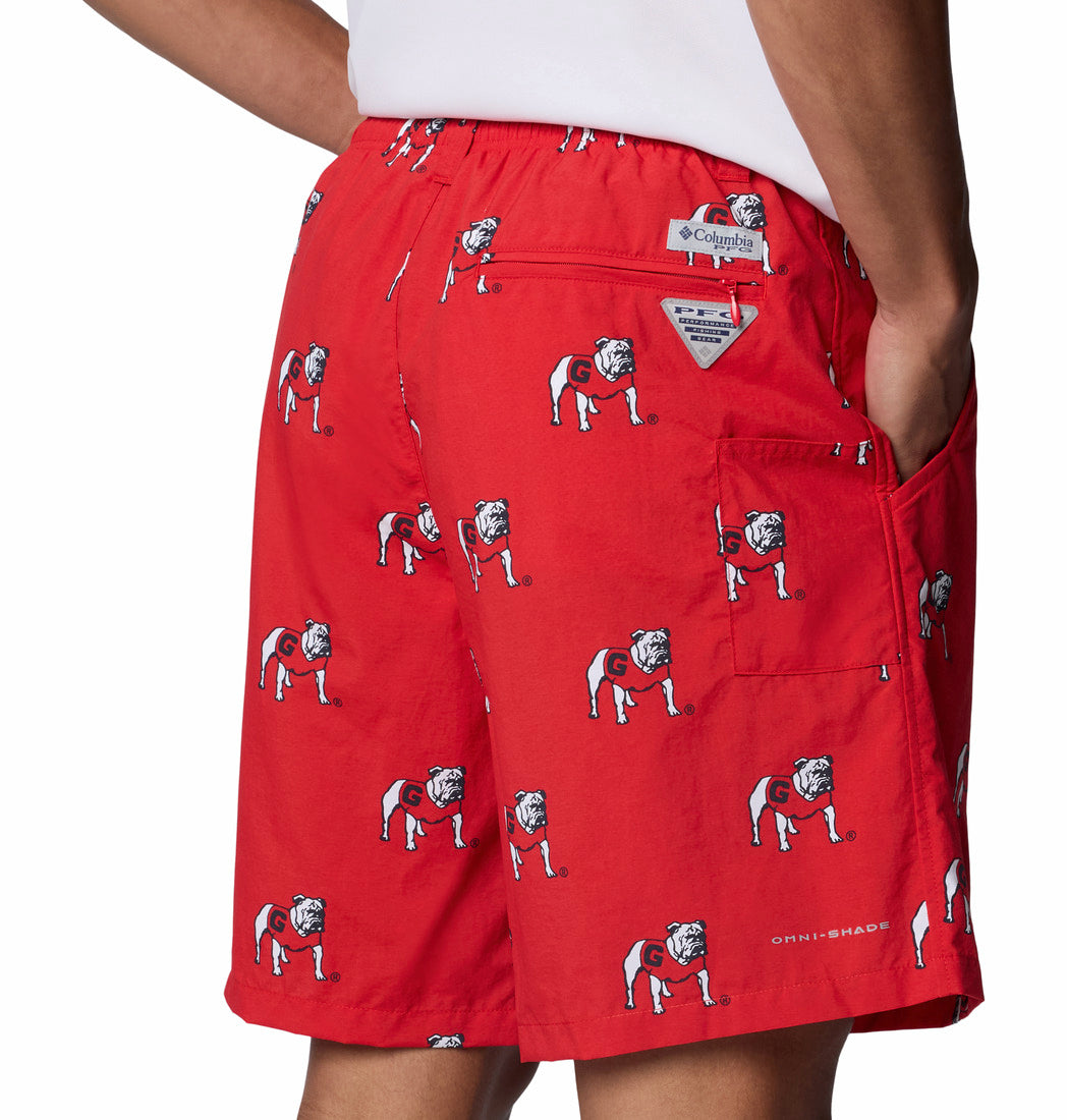 Columbia Sportswear Georgia Bulldogs PFG Backcast Swim Shorts