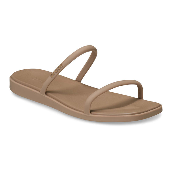 Miami Two Strap Sandals in Milk Chocolate