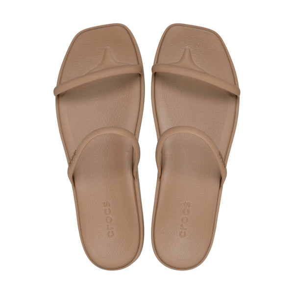 Miami Two Strap Sandals in Milk Chocolate