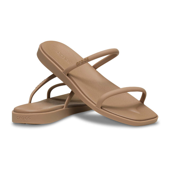 Miami Two Strap Sandals in Milk Chocolate
