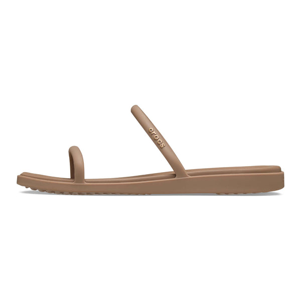 Miami Two Strap Sandals in Milk Chocolate