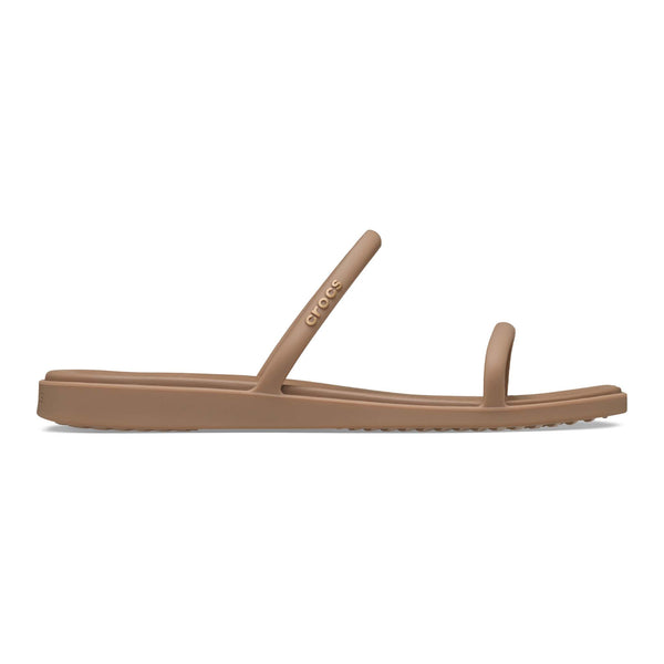 Miami Two Strap Sandals in Milk Chocolate