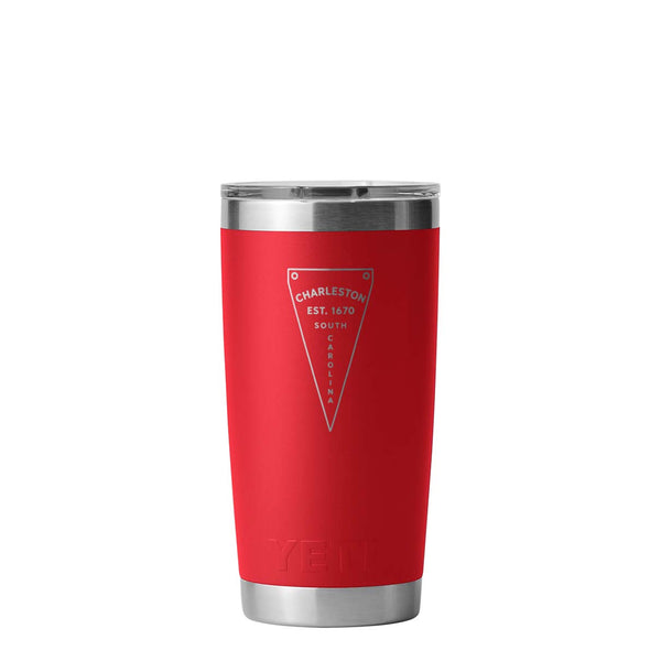 Rescue Red Charleston Pennant Rambler 20oz Tumbler
