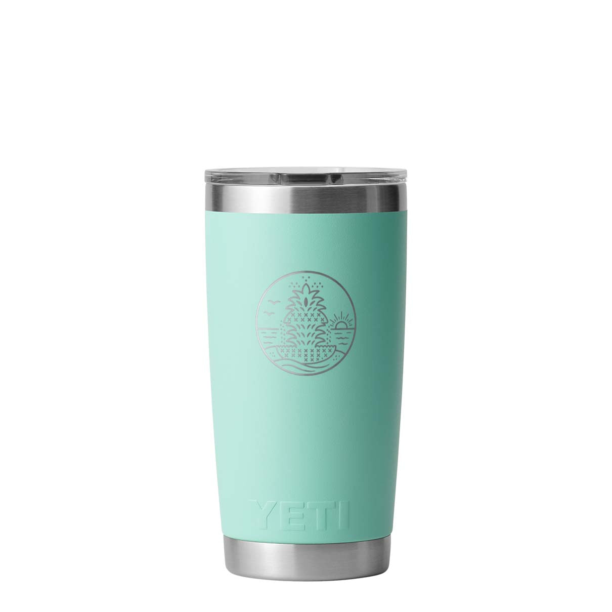 Seafoam Pineapple Fountain Rambler 20oz Tumbler