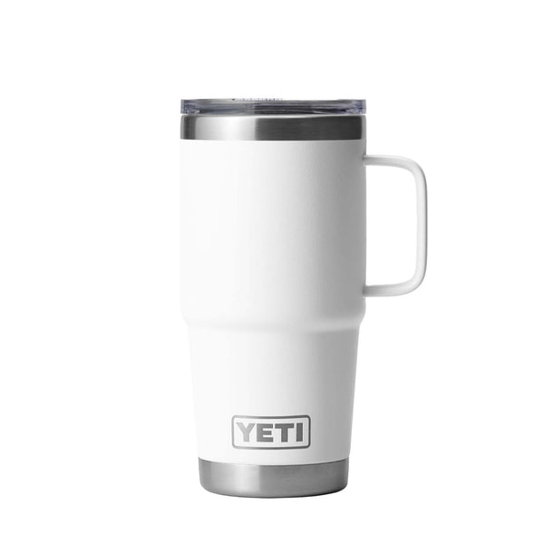White Rambler 20oz Travel Mug