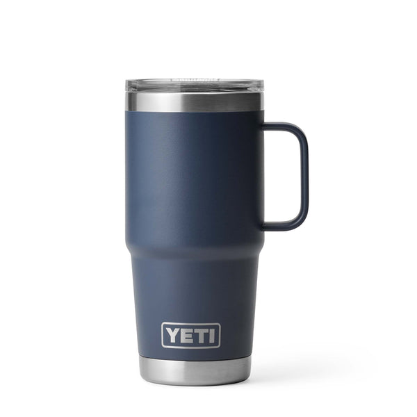 yeti Navy Rambler 20oz Travel Mug