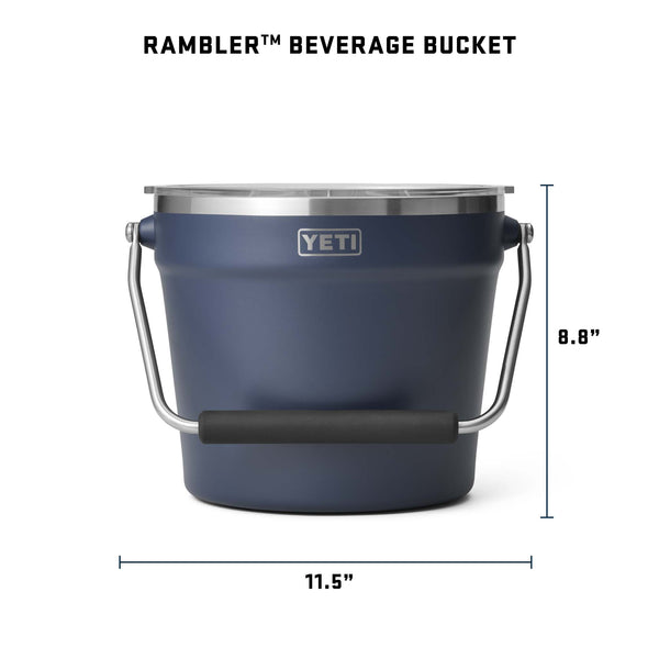 Yeti Navy Rambler Beverage Bucket