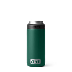 YETI® Black Forest Green Rambler 12oz Slim Can Colster | Palmetto Moon