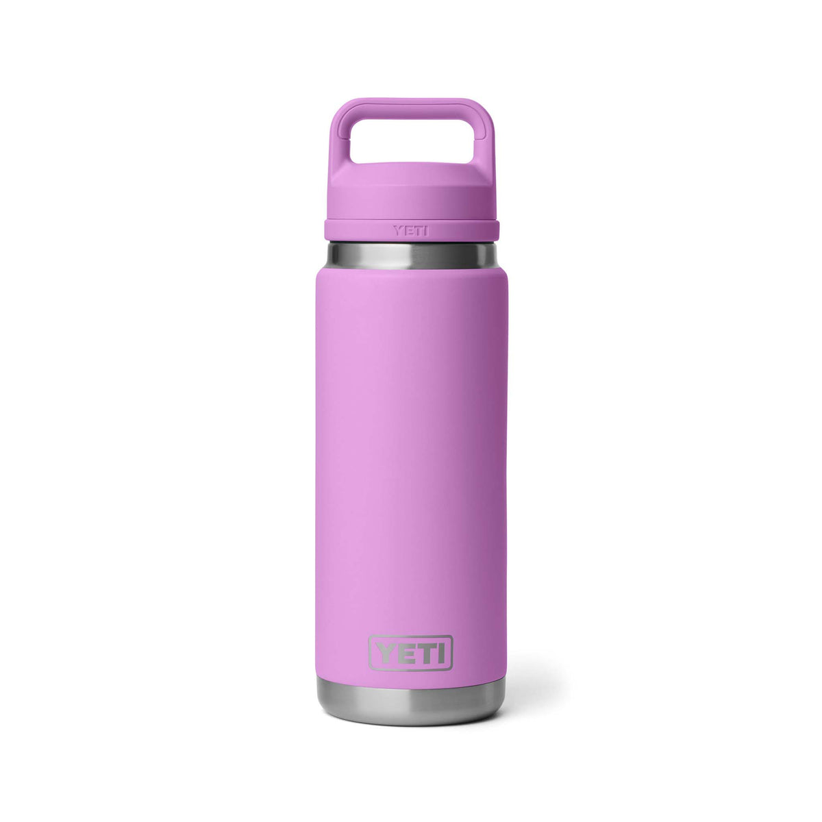 Yeti Desert Bloom Rambler 26oz Chug Bottle shown on a white background.
