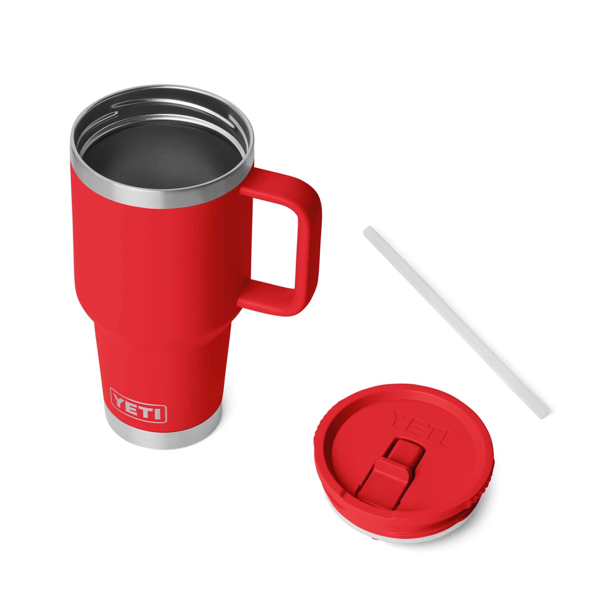 YETI® Rescue Red 30oz Travel Straw Mug | Palmetto Moon