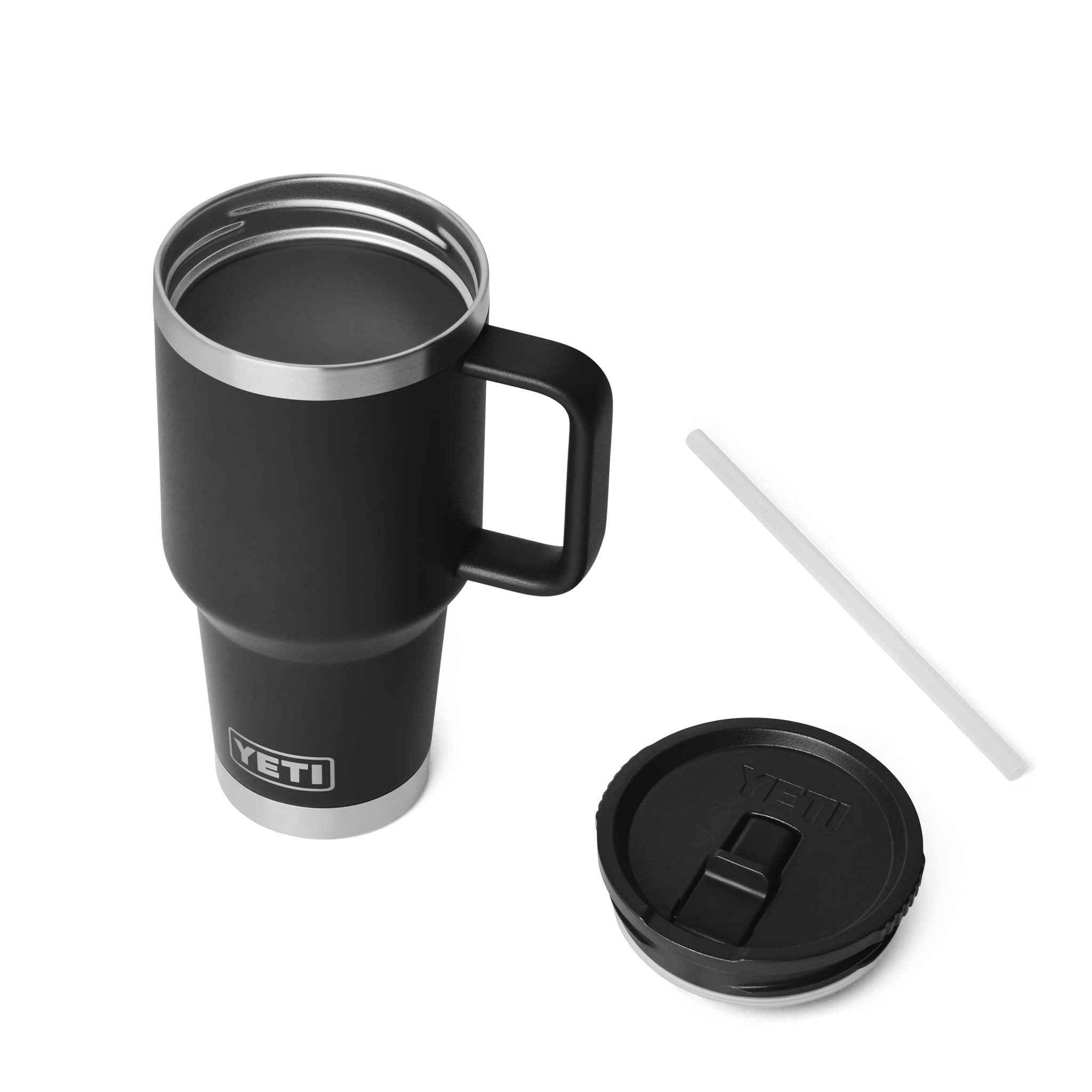 YETI® Black 30oz Travel Straw Mug | Palmetto Moon