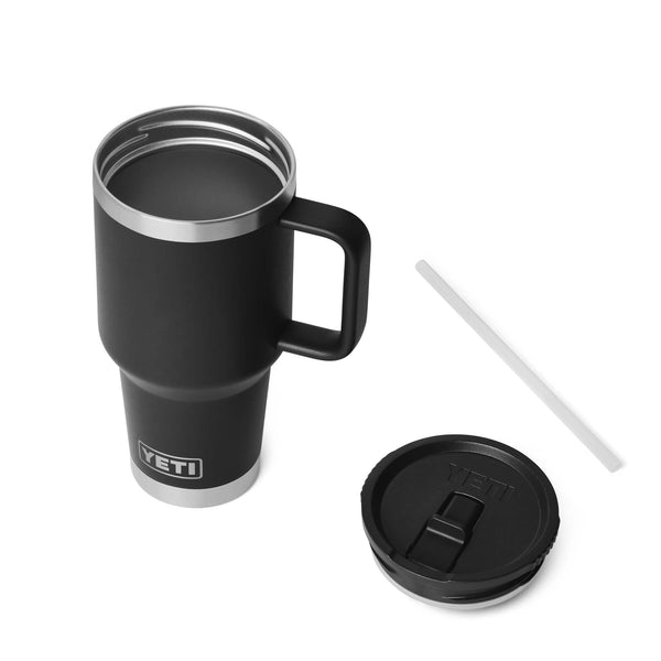 Yeti Black 30oz Travel Straw Mug