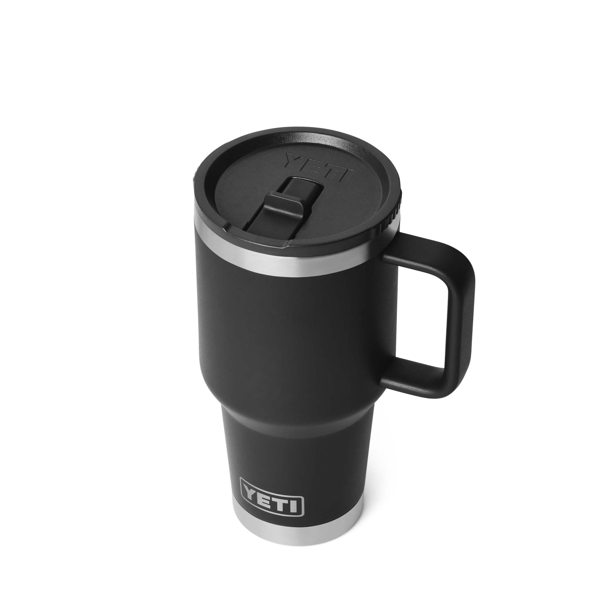 Black 30oz Travel Straw Mug