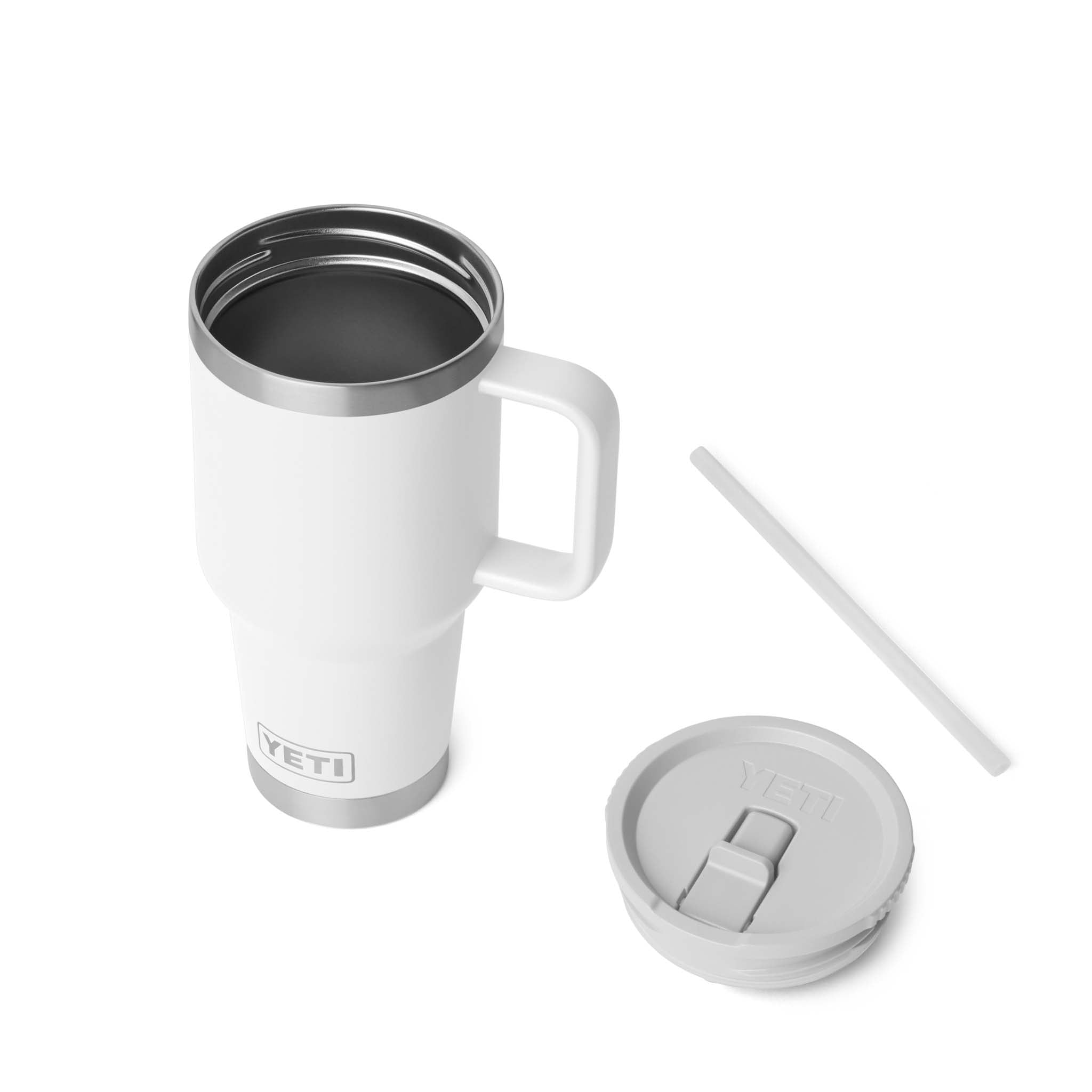 YETI® White 30oz Travel Straw Mug | Palmetto Moon