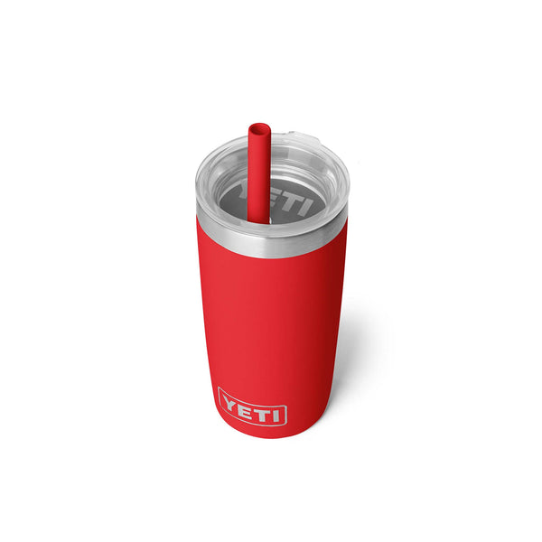 Yeti Rescue Red Rambler 10oz Tumbler with Straw 