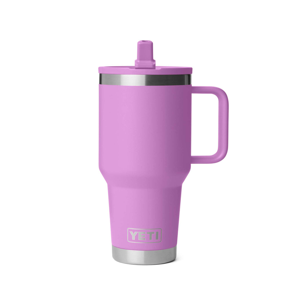 Yeti Desert Bloom Rambler 30oz Travel Mug shown in front of a white background.