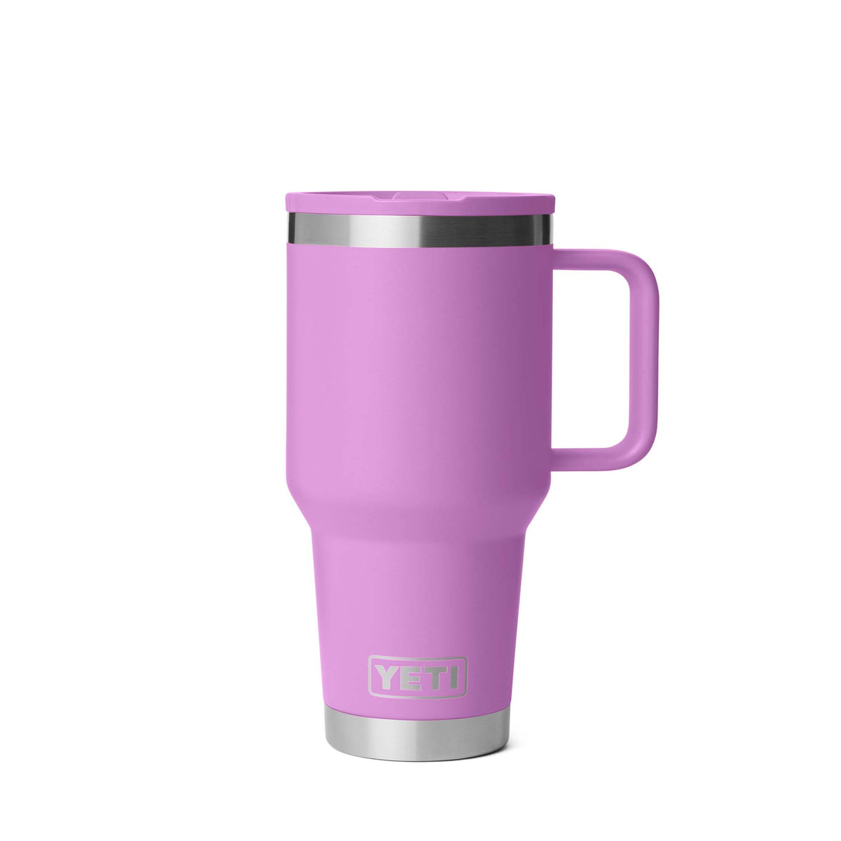 Yeti Desert Bloom Rambler 30oz Travel Mug shown in front of a white background.
