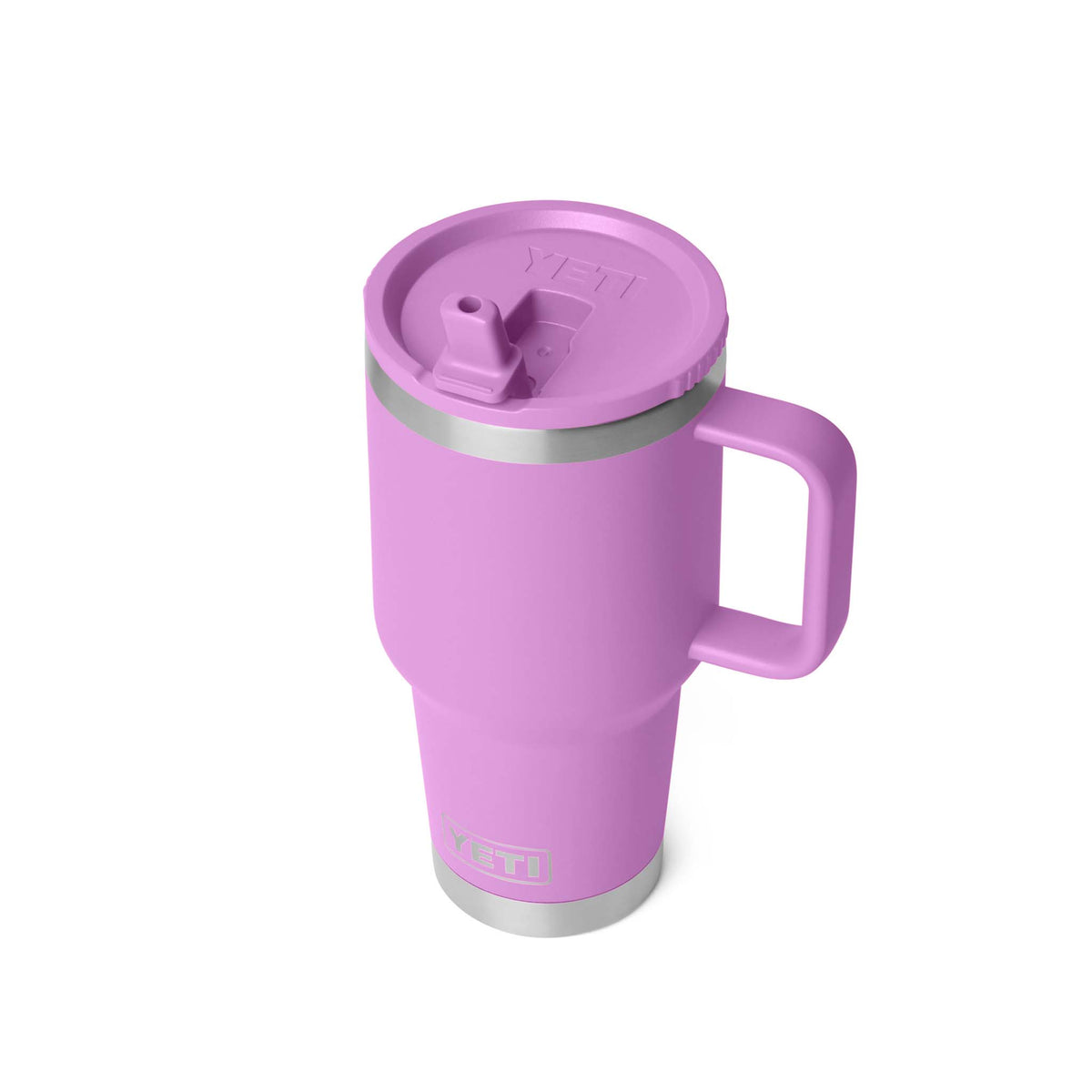 Yeti Desert Bloom Rambler 30oz Travel Mug shown in front of a white background.