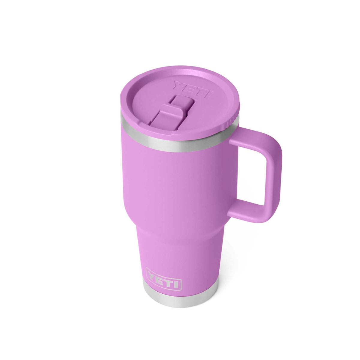 Yeti Desert Bloom Rambler 30oz Travel Mug shown in front of a white background.