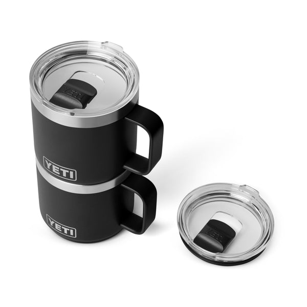 Black Rambler 14oz Stackable Mug