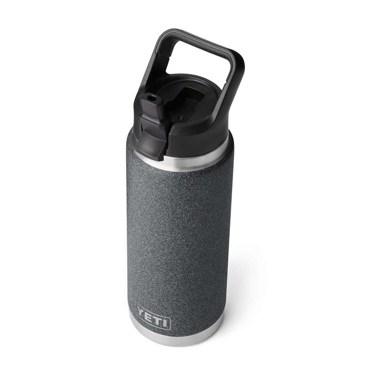 Black Stone Rambler 26oz Straw Bottle