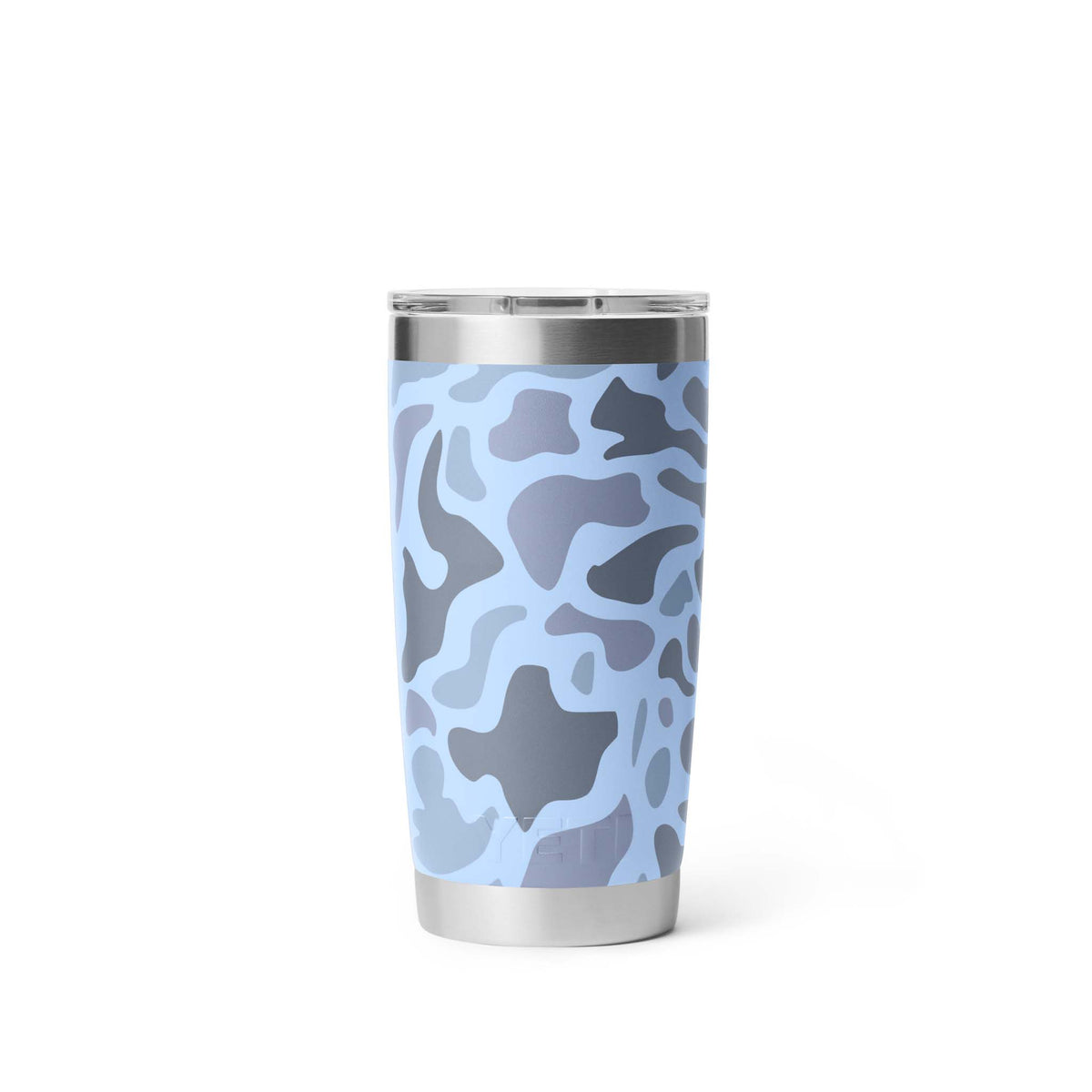 Yeti Blue Camo Rambler 20oz Tumbler