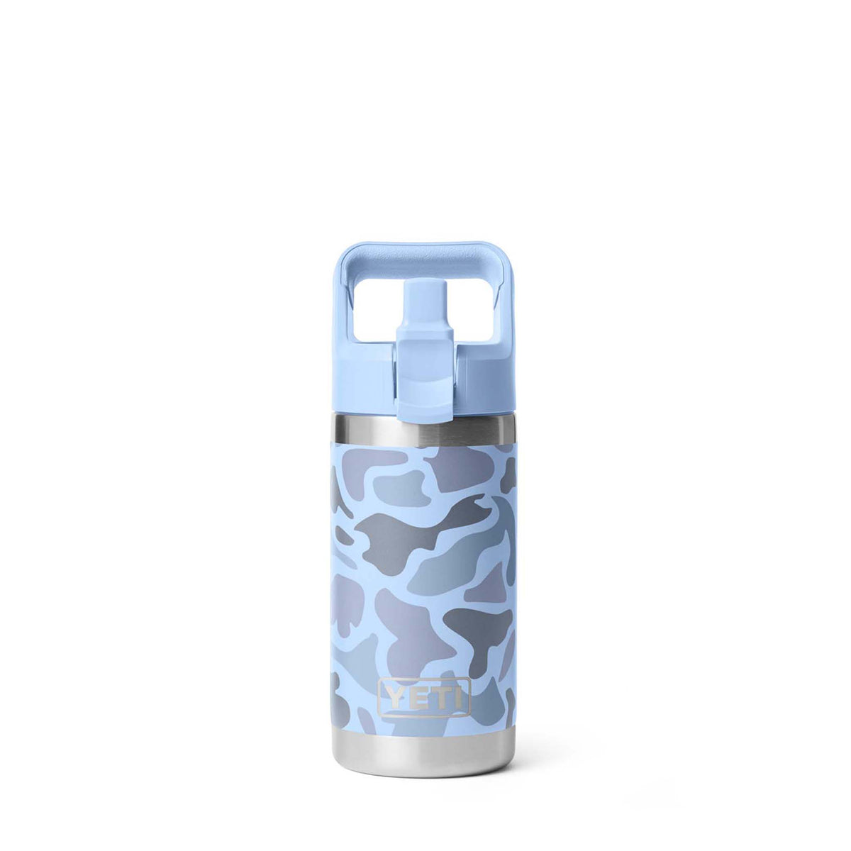 yeti Blue Camo Rambler Jr. 12oz Kids Bottle